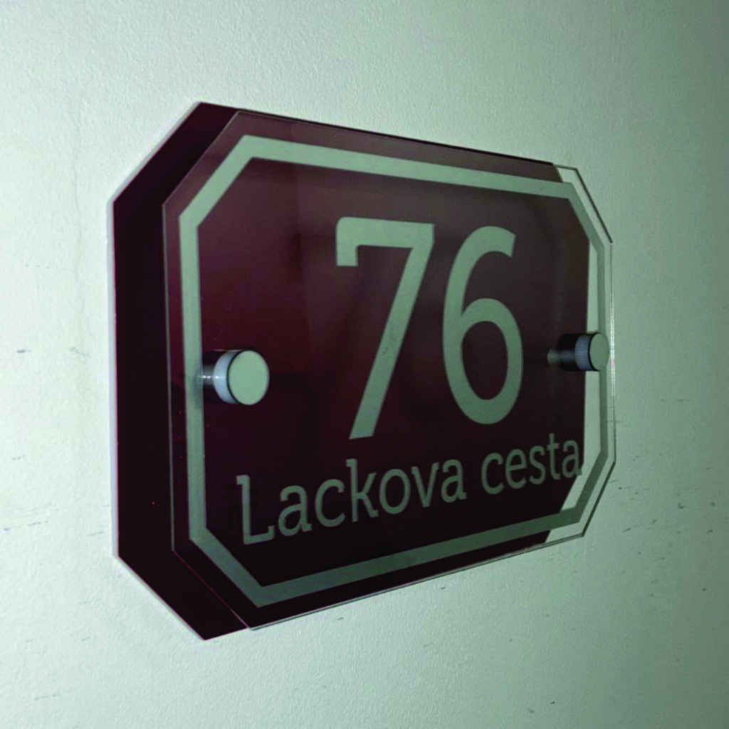dekorativna hišna številka